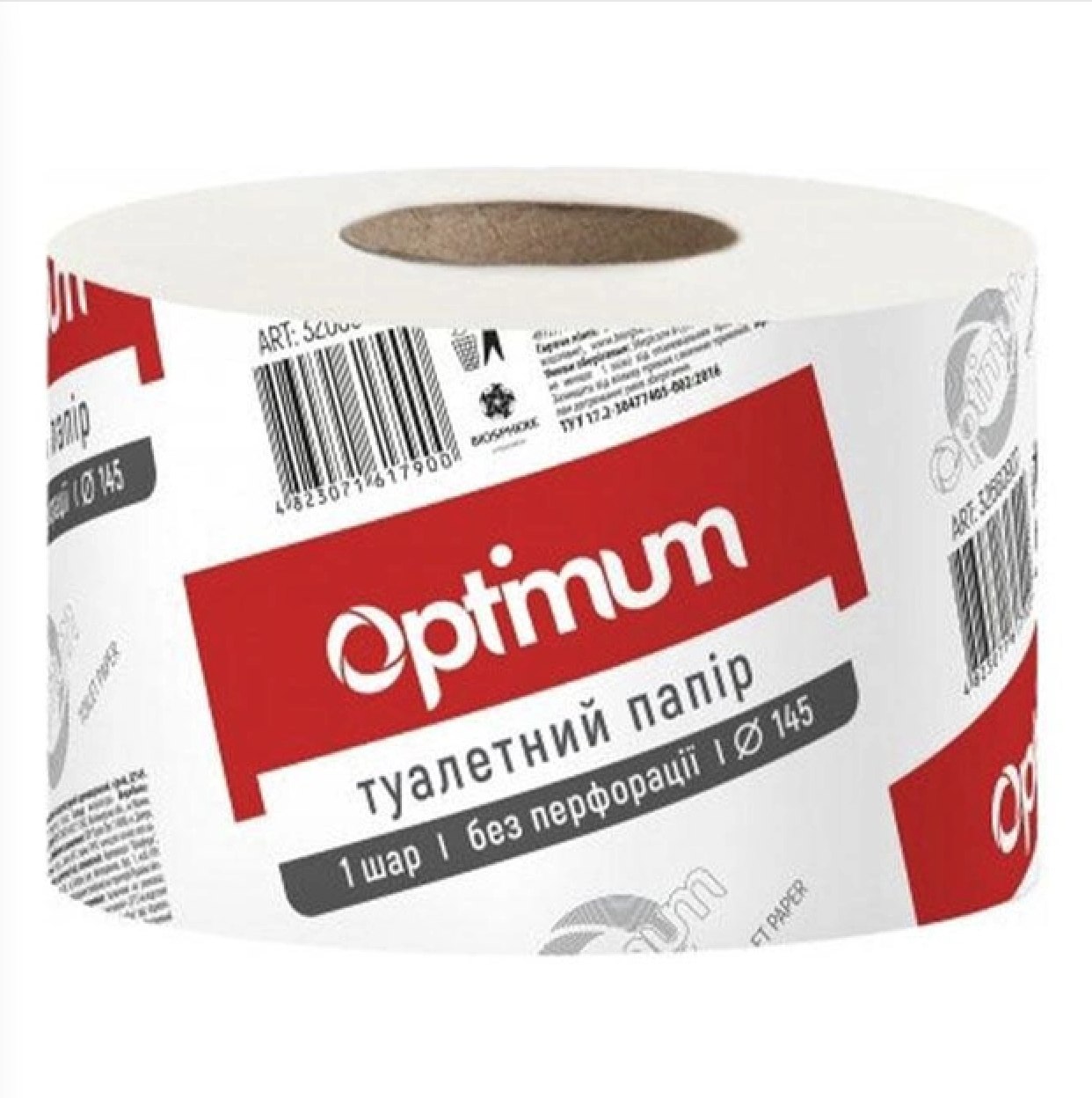 PRO service Optimum Папір туалетний макулатурний 1-шар 100м/16 рул.